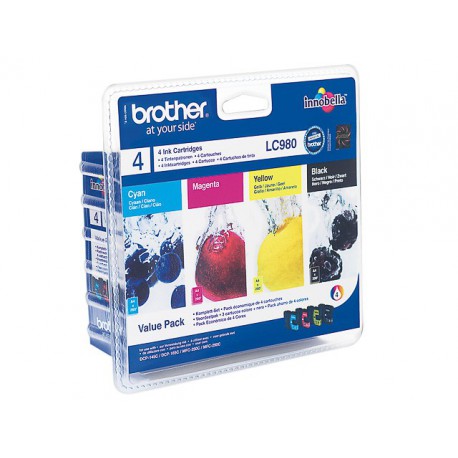 Cartouches Brother LC-980 - Pack 4