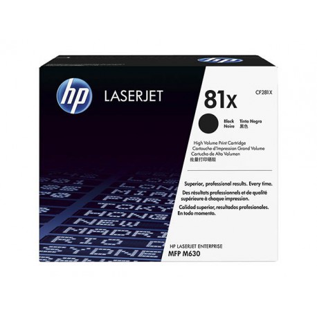 Toner HP 81X Noir