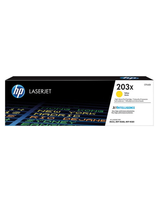 Toner HP 203X Geel