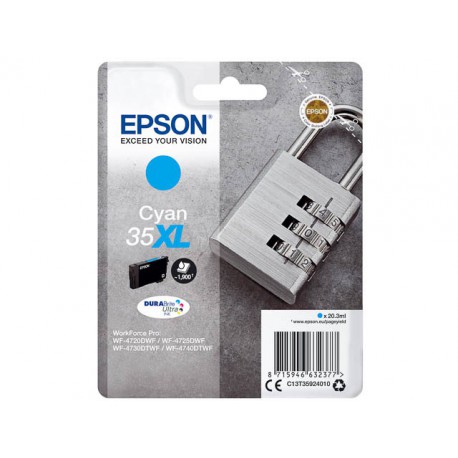 Cartouche d'encre Epson 35 XL Cyan