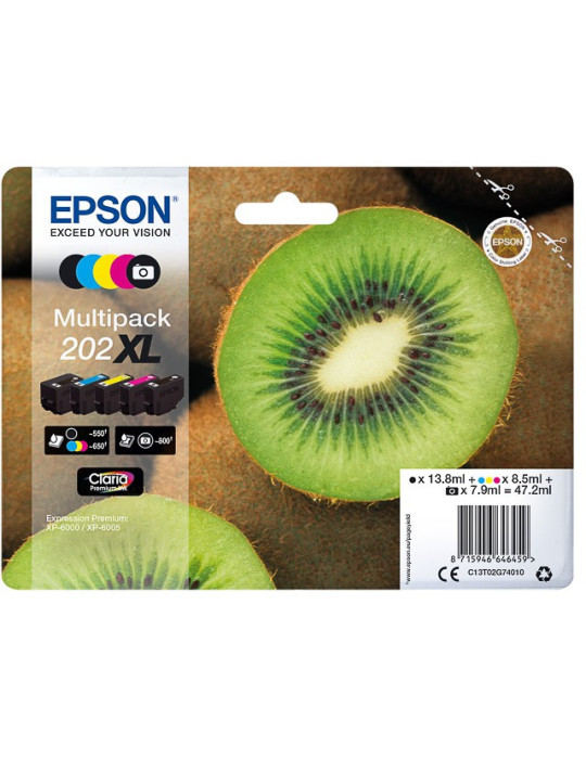 Inktpatronen Pack Epson 202 XL