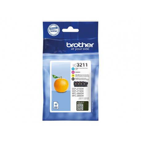 Cartouches Brother LC-3211 - Pack 4