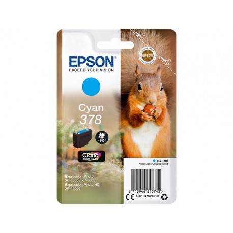 Inktpatroon Epson 378 Cyaan