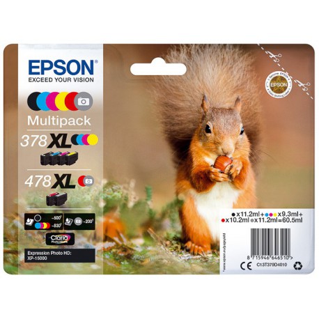 Inktpatronen Pack Epson 478XL