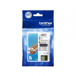 Inktpatronen Brother LC-421 - Pack 4