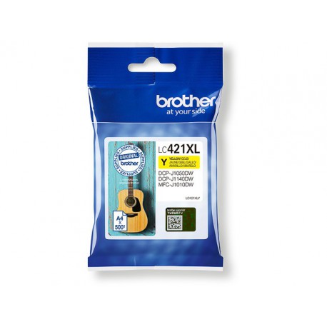 Cartouche d'encre Brother LC-421XL Jaune