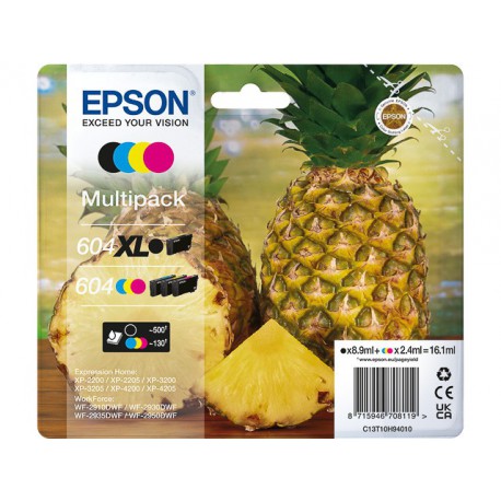 Cartouche Pack Epson 604 CMY/604XL BK