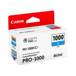 Cartouche d'encre Canon PFI 1000 C Cyan