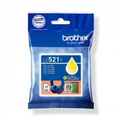 Inktpatroon Brother LC-521 Geel