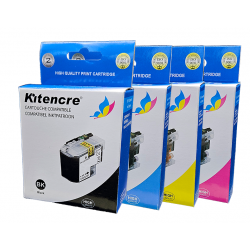 Pack 4 Inktpatronen LC-521 K / C / M / Y