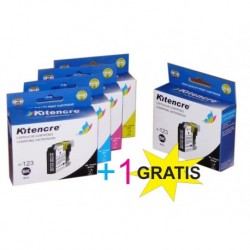 Cartouches LC-123 - Pack 4+1 GRATIS