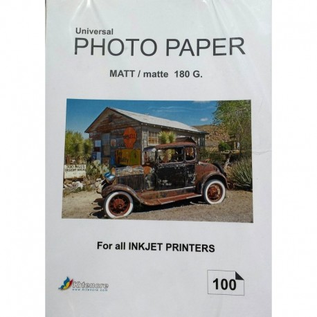 FotoPapier Mat A4 - 180g 100 Bladen