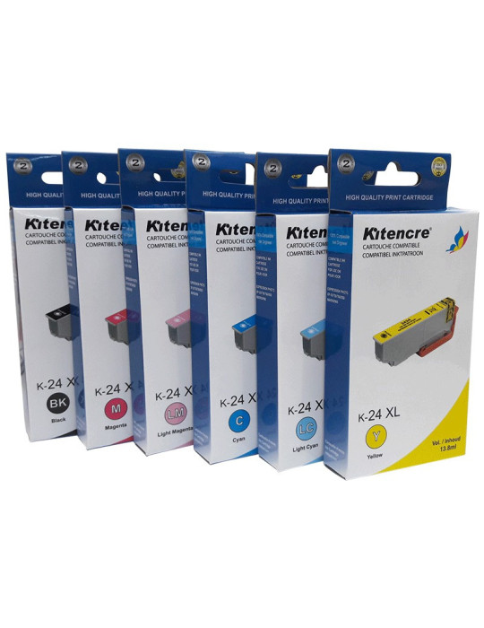 Pack 6 Inktpatronen - 24 XL
