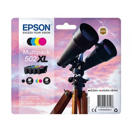 Inktpatronen Pack Epson 502 XL Inktpatronen Pack Epson 502 XL
