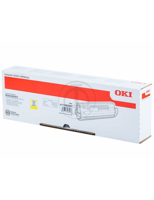 Toner OKI MC873 Jaune