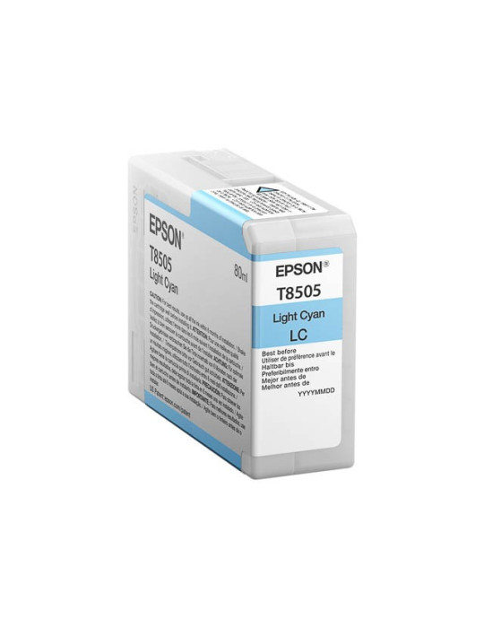 Inktpatroon Epson T8505 Light Cyaan