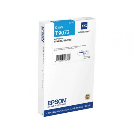 Inktpatroon Epson 9072XXL Cyaan