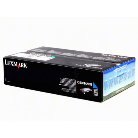 Toner Lexmark C500 Cyan HC